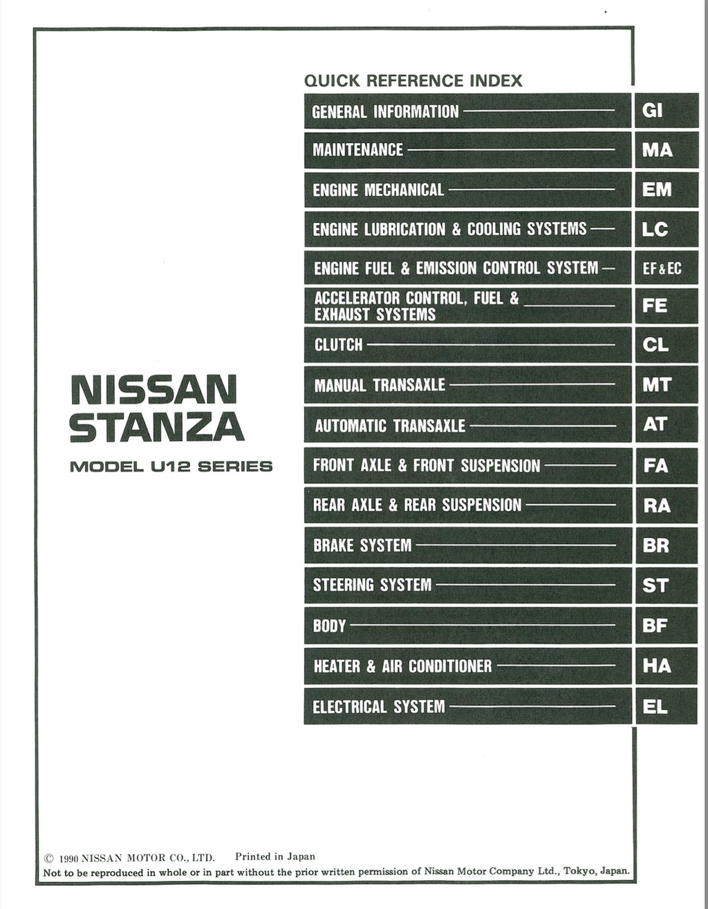 Nissan Stanza