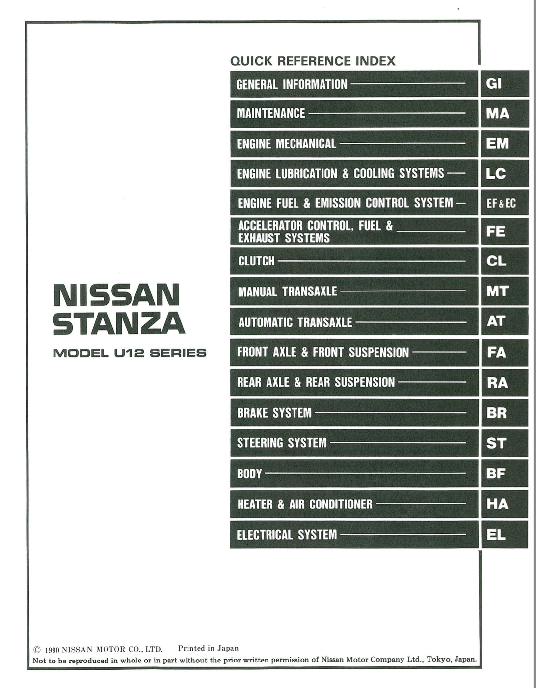 Nissan Stanza