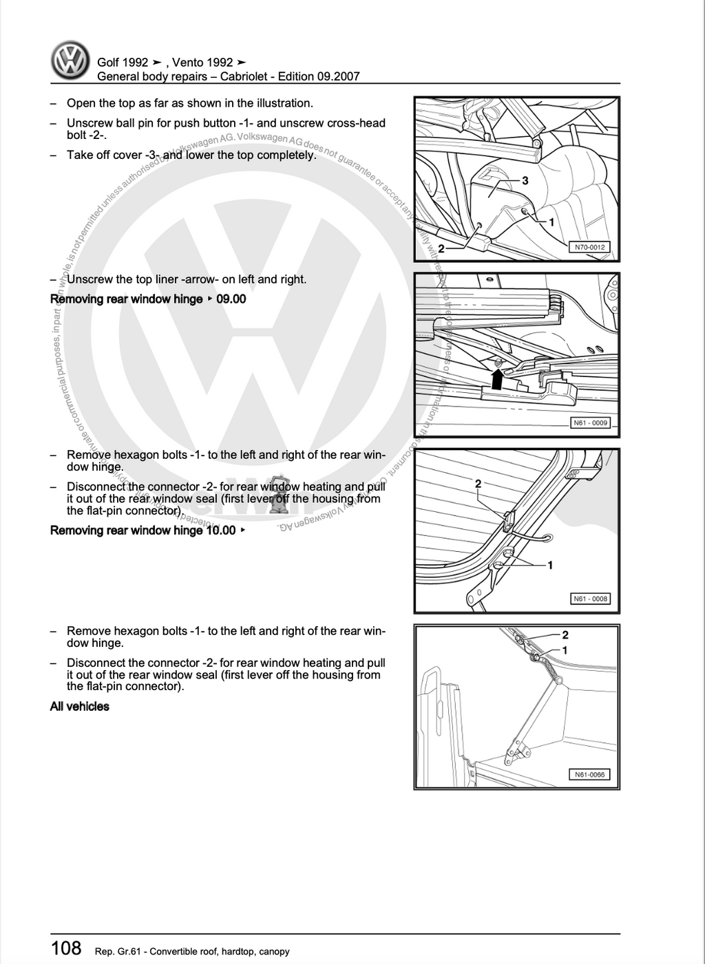 Volkswagen Golf Cabriolet